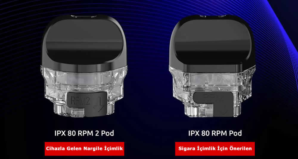 Smok ipx 80 RPM 2 Kartuş ve ipx 80 RPM Kartuş En Uygun Fiyat